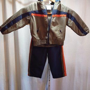 Al and Ray Blue and Green Snow Suit Boy's Size 24 Months